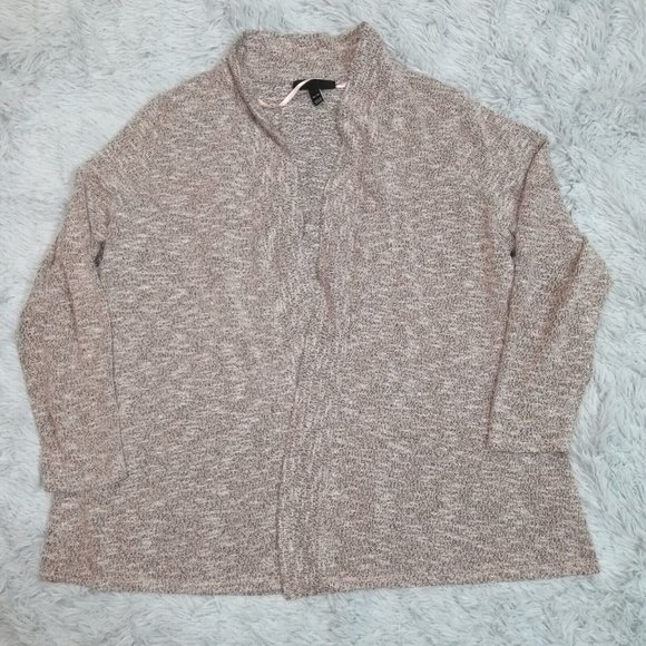Lane Bryant‎ Womens Sweater Cardigan Multicolor 14 16 Open Sparkle Stretch 14 16 - Picture 1 of 8